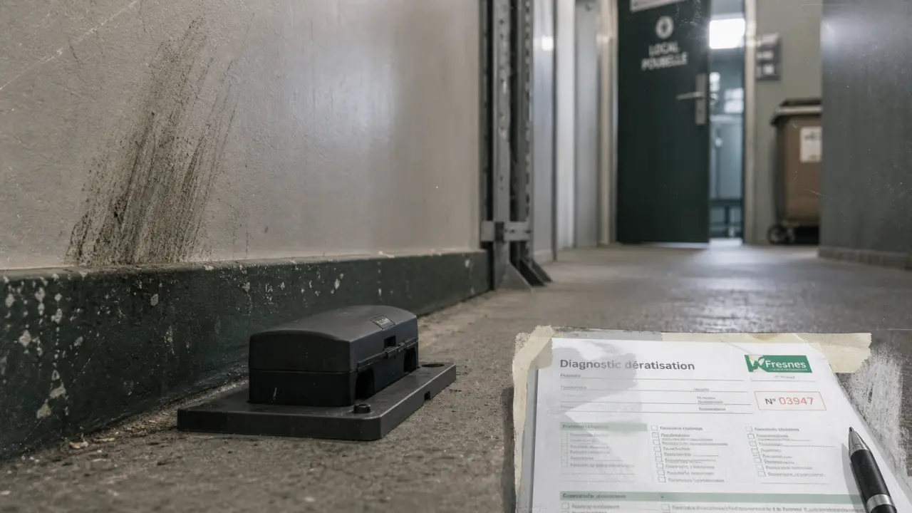 Dératisation Fresnes : diagnostic avant devis, poste d’appât scellé