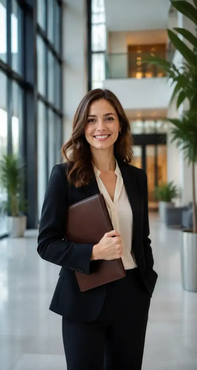 Entrepreneur préparant la création de son entreprise d'hygiène à Paris