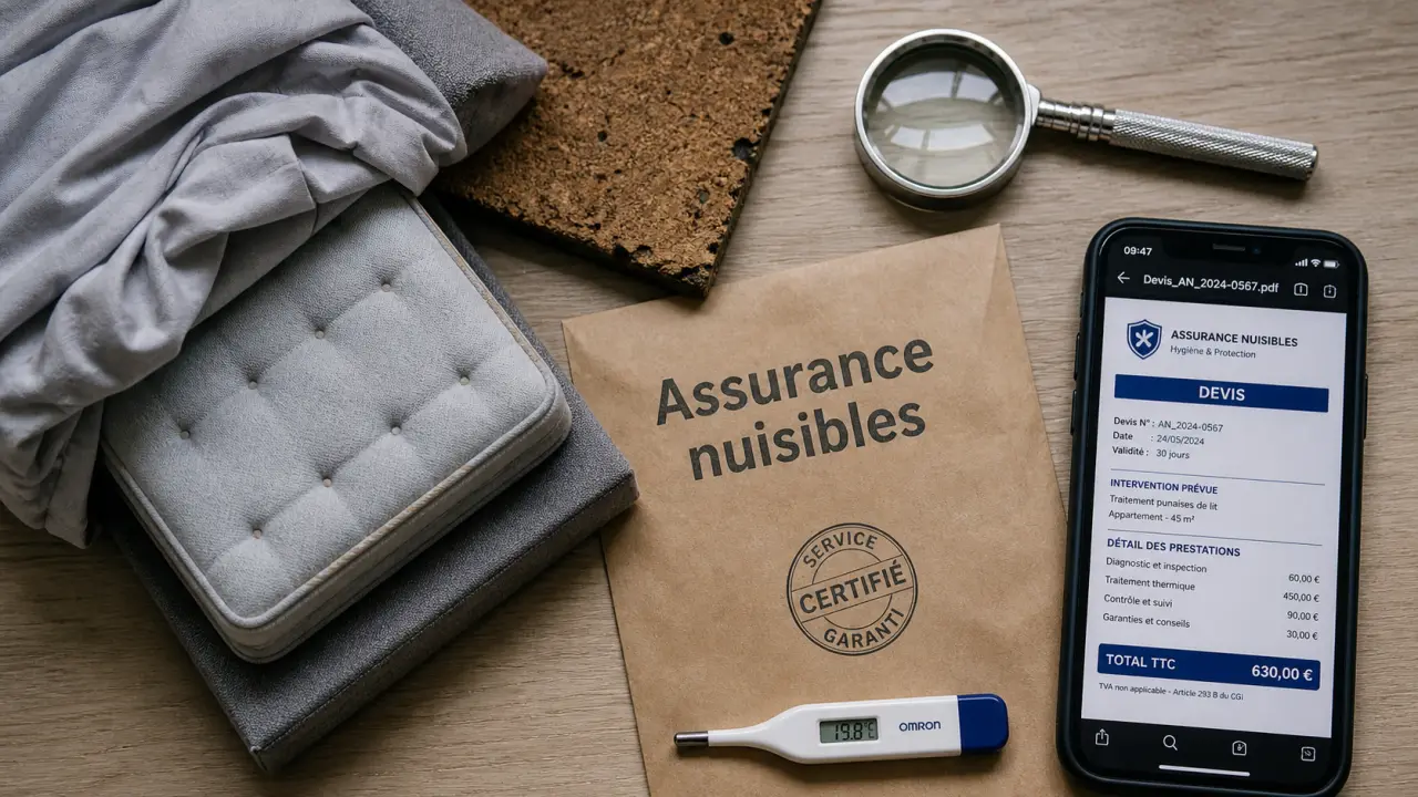 Assurance habitation punaise de lit : couverture et remboursement