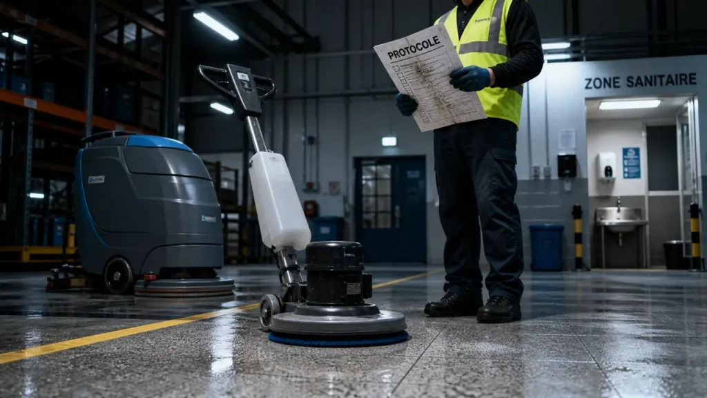 Entreprise de nettoyage industriel : protocoles, machines et erreurs qui coûtent cher