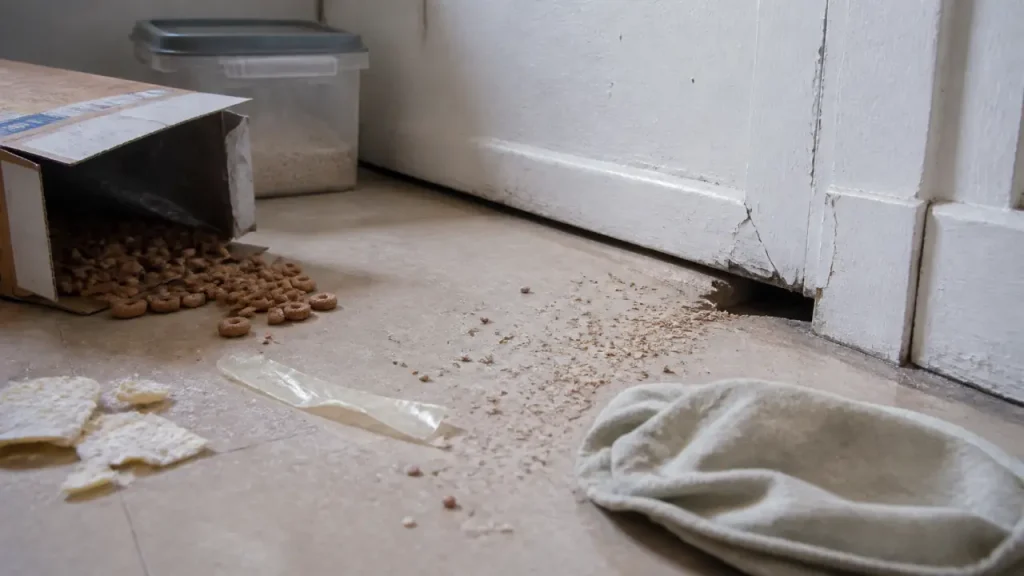 Que mangent les souris dans les murs ? Graines, miettes et signes à repérer