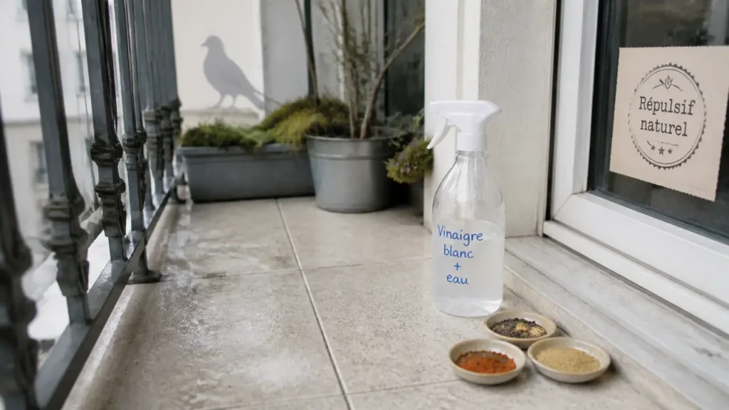 Balcon, façade ou toiture : un répulsif pigeon naturel agit vite, mais pas partout