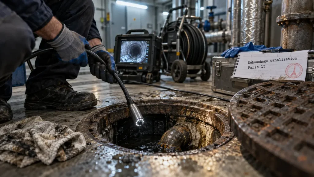 Débouchage de canalisation à Paris 13 : un devis précis avant l’urgence
