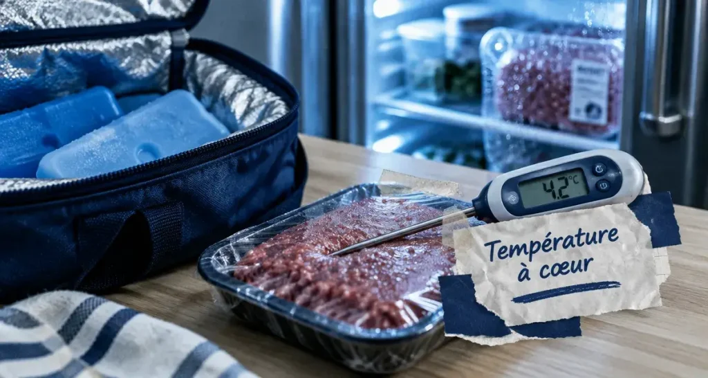 Rupture de la chaîne du froid : 2 heures suffisent déjà pour la viande hachée